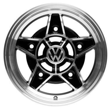 Imagem de 2 Unidades Roda Fusca Castelinho Aro 15 Tala 6 Furação 5X205