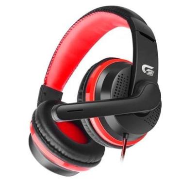 Imagem de Headset Gamer Fortrek G Spinder, P3, Drivers 40mm, Preto e Vermelho - 75252-Unissex