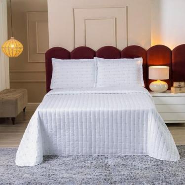 Imagem de Cobre Leito Lotus 400 Fios Casal Matelado 3 Peças Macio - Eddi Casa, B
