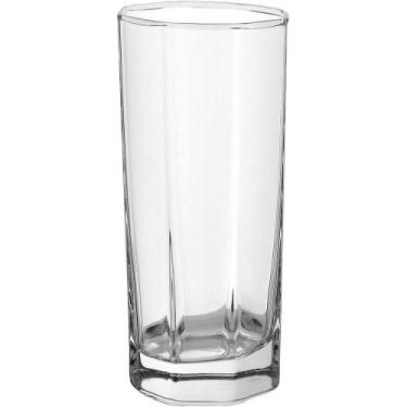 Imagem de Jogo 6 Copos Drink Alto Home&co Vidro 320ml 14x6x6cm Transparente - HO