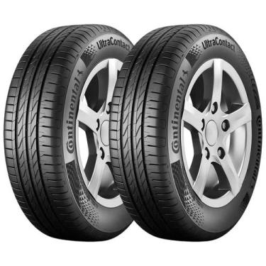Imagem de Kit 2 Pneus Aro 15 Continental 185/60 R15 84H Ultracontact