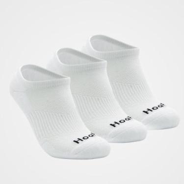Imagem de Kit 3 Pares de Meia Atoalhada - Modelo Soquete - HOAHI Cor:Todas Branc