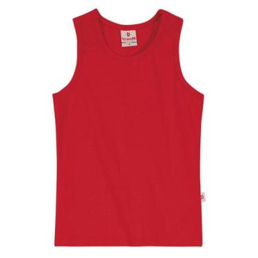 Imagem de Blusa infantil menina em cotton Brandili, Vermelho, 14