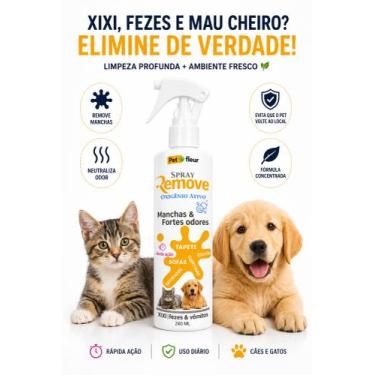 Imagem de Tira Mancha e Anti Odor Pet Xixi Fezes vomito Elimina manchas e Odores