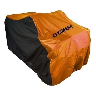 Imagem de Capa Para Quadriciclo Yamaha, Laranja, Preto