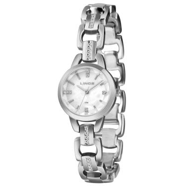 Imagem de Relógio LINCE feminino prateado corrente LRMM067L25 B1SX