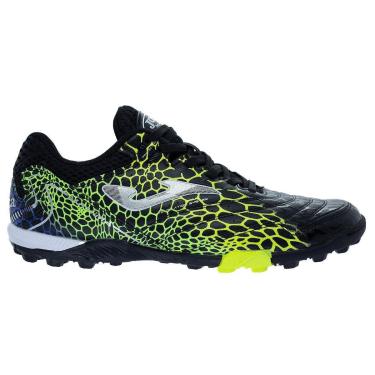Imagem de Chuteira Society Masculina Joma Turf Máxima Preta-Masculino