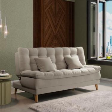 Imagem de Sofá Cama 3 lugares casal confortável 1,85 larg Duda Matrix, VELUDO CA
