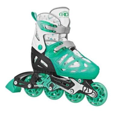 Imagem de Patins Inline Tracer Ajustável Infantil Roller Derby, P 28 31