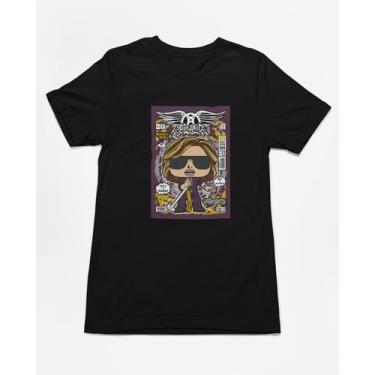 Imagem de Camiseta Poster Pop Style Inspiração Inspiração AeroSmith Estampa DTF 