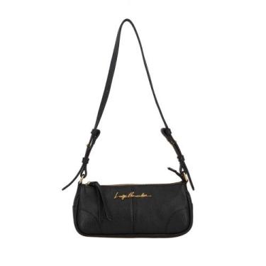 Imagem de Bolsa Baguete Luiza Barcelos 77771139, Preto, Único, Feminino