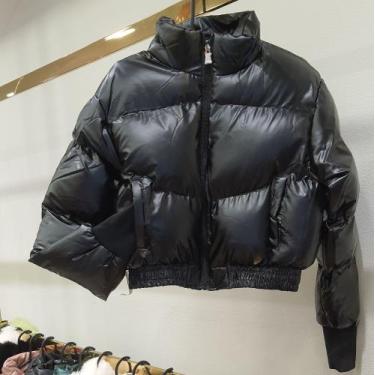 Imagem de Jaqueta puffer pufer bomber Gominho gomo cropped jaqueta feminina - Mi