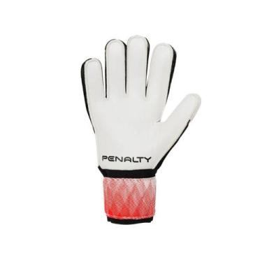 Imagem de Luva de Goleiro Penalty Delta Training R.620306, Branco, Vermelho, 10