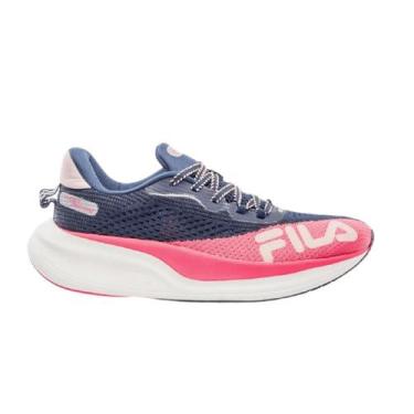 Imagem de Tênis Esportivo Corrida Feminino Fila Racer Speedzone Marinho, Marinho