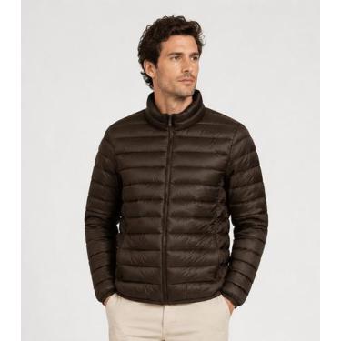 Imagem de Jaqueta Masculina Puffer Em Poliamida All Free Marrom, M, Marrom