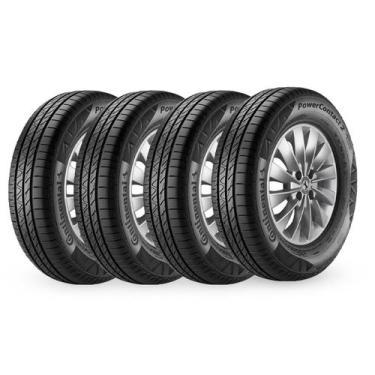 Imagem de Kit 4 Pneus Aro 14 Continental 185/65 R14 86T PowerContact 2