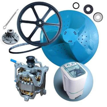 Imagem de Kit Motor Agitador Tanquinho Latina 110V LA551 LA553 LA555 - PLASTIMAC