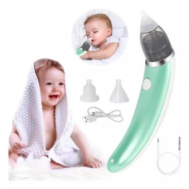 Imagem de Aspirador nasal infantil automatico sugador limpador de nariz bebe ele