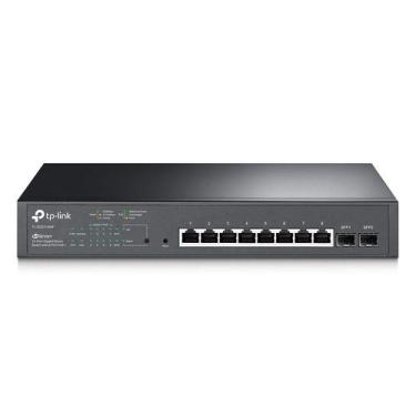 Imagem de Switch TP-LINK SMART Gigabit 8 Portas Poe+ 2 SFP - TL-SG2210MP