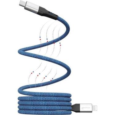 Imagem de Cabo Magnetico Usb-C P/Lightning 2.0 Nylon Geonav Liuc03Mag