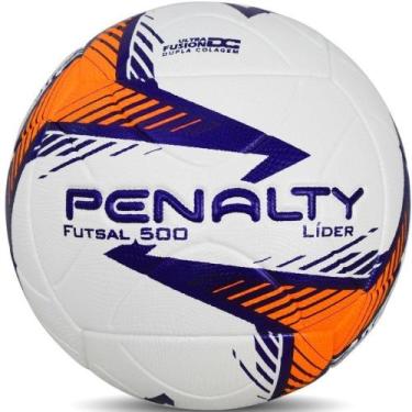 Imagem de Bola Futsal Penalty Lider XXIV, Bco, Lrj, Rxo, UNICO