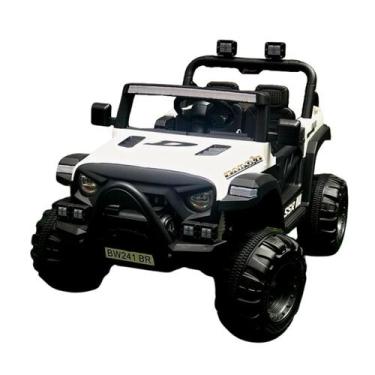 Imagem de Mini Carro Elétrico Infantil Com Controle Remoto Jipe - Importway, Bra