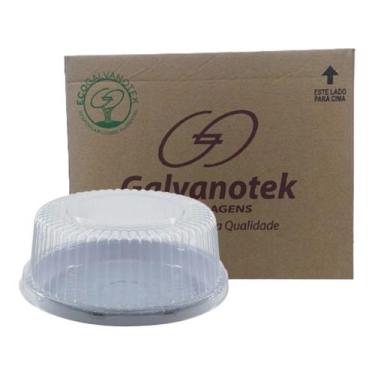 Imagem de Embalagem bolo g 32 m cx 100 un mini torta redonda 0,75 kg - GALVANOTE