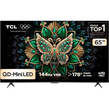 Imagem de Smart TV TCL 65C6K 65 4K Mini LED Android TV Semp Tcl - Preto
