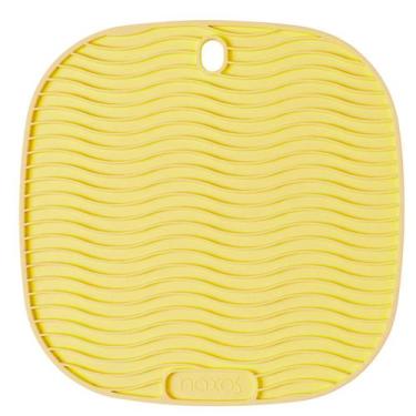 Imagem de Descanso de Panela Silicone Quadrado 17x17cm Naxos, Amarelo