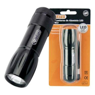 Imagem de Lanterna Led Mini Alumínio Pilha 3AAA 9,5cm Foxlux