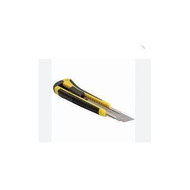 Imagem de Estilete 18mm Emborrachado Corpo Plástico Melfi
