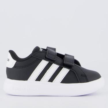 Imagem de Tênis Adidas Grand Court 3.0 Bubble CF Infantil Preto, 19
