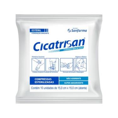 Imagem de Compressa Não Aderente Estéril Cicatrisan 15 Env (150 Unid) - Casa da 