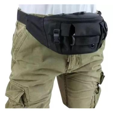 Imagem de Pochete Masculina Bolsa De Cintura Esportiva Motoqueiro - N/A
