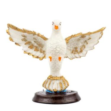Imagem de Escultura Divino Espirito Santo Mesa 11 cm em Resina - Lua Mística - 1