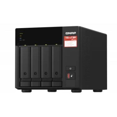 Imagem de Storage Qnap 8GB, NAS, AMD Ryzen Embedded V1500B, 2.2Ghz, SODIMM DDR4, Torre 4x Baias, Sem HD - TS-473A-8G-US