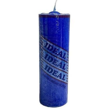 Imagem de Vela 7 Dias Azul Escuro Ideal  Proteção, Fé e Força Espiritual - Estre