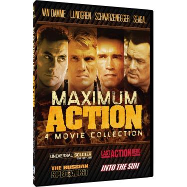 Imagem de Maximum Action- 4 Pack: Last Action Hero, Universal Soldier, Russian Specialist, Into the Sun