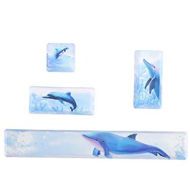 Imagem de Space Keycap, Keycap Material PBT de, pequeno e requintado, fácil de instalar para teclados mecânicos(4 botões)