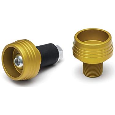 Imagem de Kuryakyn Acessório de motocicleta 3810: Deslizadores de eixo dianteiro Lodestar para BMW F 750 e 850 GS, ouro, 1 par