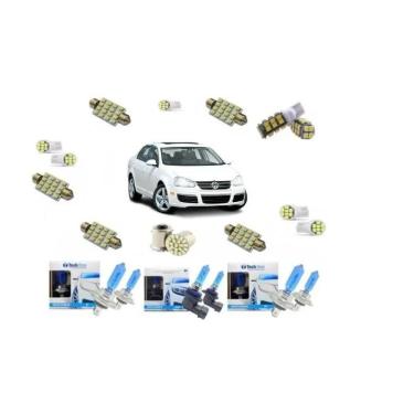 Imagem de Jetta Kit Lâmpadas 2007 2008 2009 2010 Brancas Farois + Led