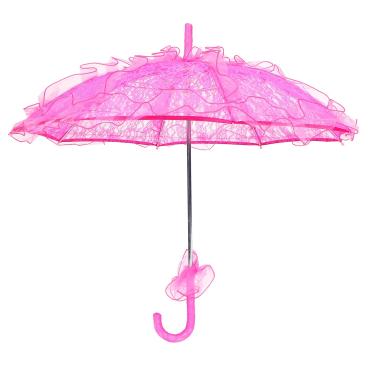 Imagem de Guarda-chuva de renda,guarda-chuva de guarda-sol de renda de tecido dobr¨¢vel Homeford para noiva, guarda-chuva de noiva de casamento vintage para decora??o de foto senhora, 9,8 x 2,9 pol.(rose r