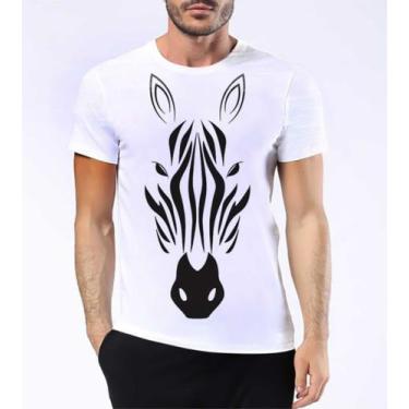 Imagem de Camisa Camiseta Zebra Animal África Preto E Branco Hd 2 - Estilo Krake