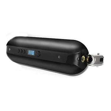 Imagem de Bomba de pneu inteligente sem fio 150 PSI Compressor de ar recarregável Inflador de ar digital para carro de bicicleta basquetebol inflador elétrico, preto