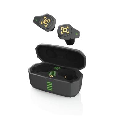 Imagem de Caldwell E-MAX Shadows Pro - Proteção Auricular Eletrônica com Amplificação de Som Ambiente, Bluetooth e Capa Recarregável para Disparo ao Alvo, Alcance