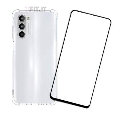 Imagem de Capinha Antiqueda Compatível com Moto G52 + Película 5D Cerâmica