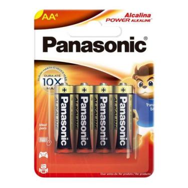 Imagem de Pilha Panasonic Alcalina Aa Power Alkaline 4 Unidades