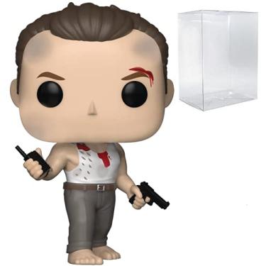 Imagem de POP Die Hard - John McClane Funko Pop! Vinyl Figure (Bundled with Compatible Pop Box Protector Case), Multicolor, 3.75 inches