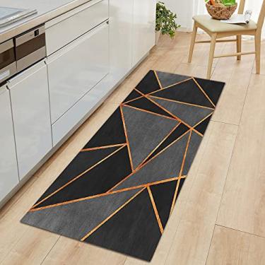 Imagem de SHENGANG Tapete de cozinha entrada para casa quarto sala de estar decoração infantil tapete corredor cabeceira do banheiro tapete antiderrapante, 5,60cmx200cm