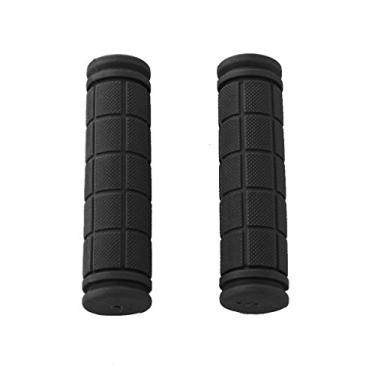 Imagem de Prettyia Capa de borracha antiderrapante para guidão de 25 mm – preta, aproximadamente 120 mm